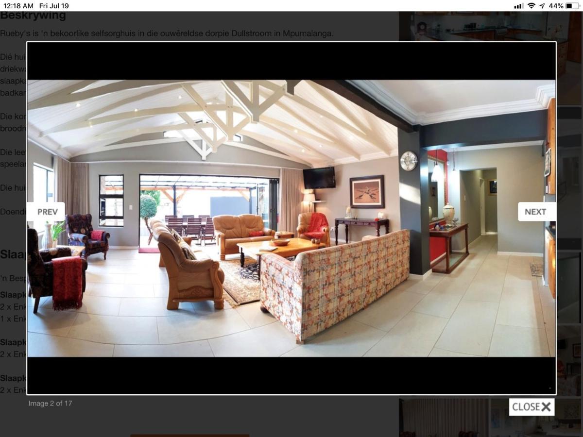 Rueby'S Guesthouse Dullstroom Ngoại thất bức ảnh